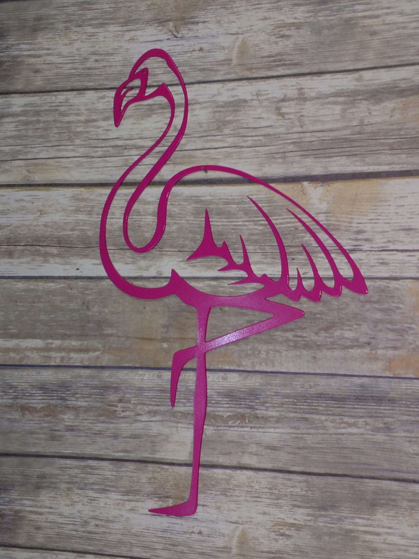Flamingo Metal Wall Art Etsy