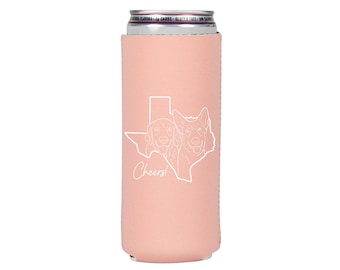 Custom Slim Neoprene Can Coolers