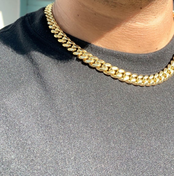 Cuban link choker 10mm deals