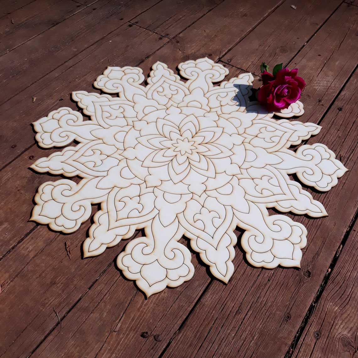 Painting Craft Kit Large Mandala DIY Kit Stay At Home Gift Etsy