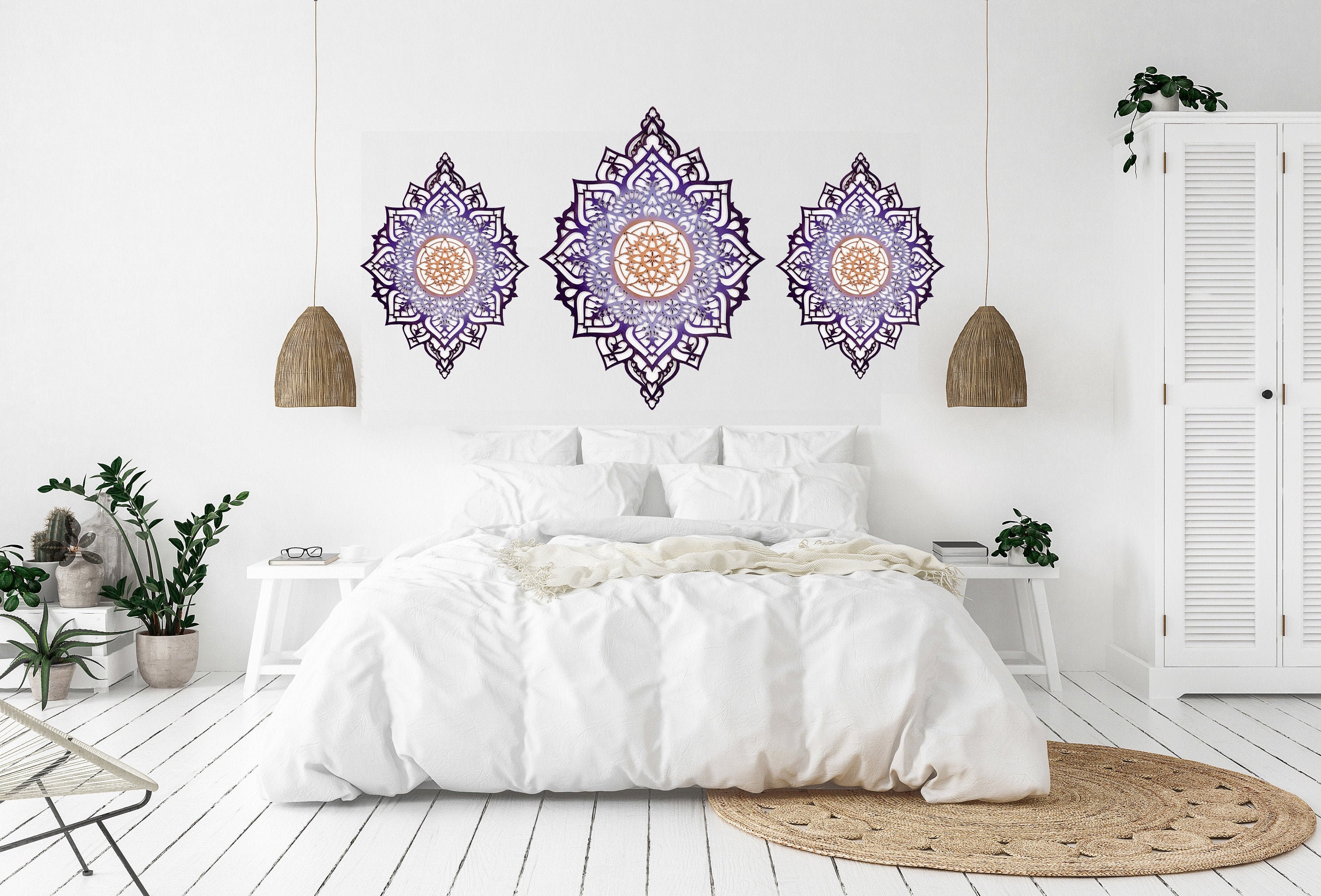 Wall Home Decor Wood Wall Art Set Bedroom Wall Decor Etsy