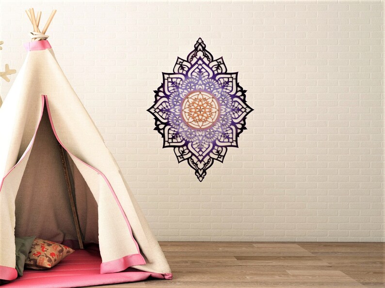 Bohemian Wall Decor Mandala Art Wood Wall Art Living Room Etsy Israel