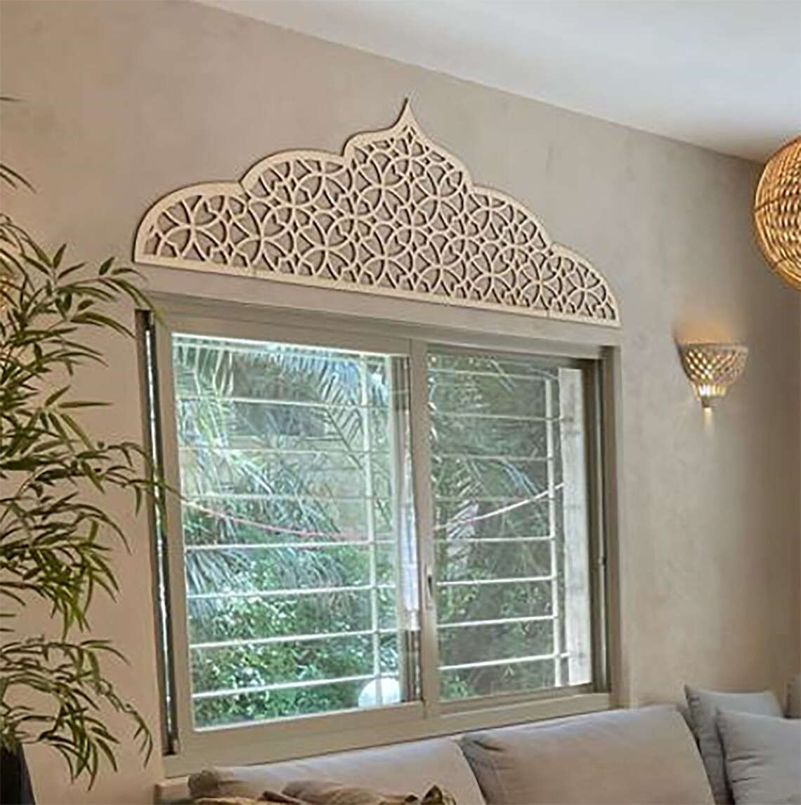 Above Window Ethnic Home Decor Large Wooden Wall Hanging Etsy