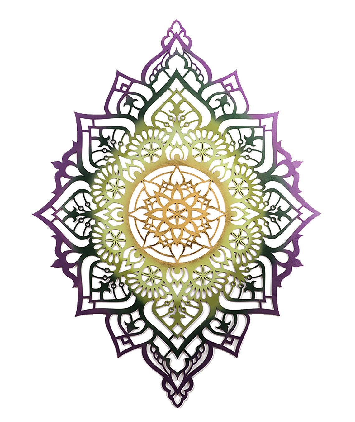 Mandala Wall Hanging Wood Art Décor Boho Home Décor Etsy