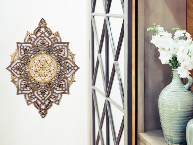 Mandala Wall Hanging Living Room Wall Art Yoga Gifts Etsy