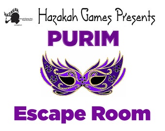 Purim Escape Room: Lottery Number Puzzle Game (Printable)