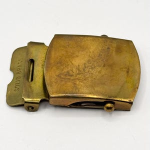 US Military Solid Brass Belt Buckle