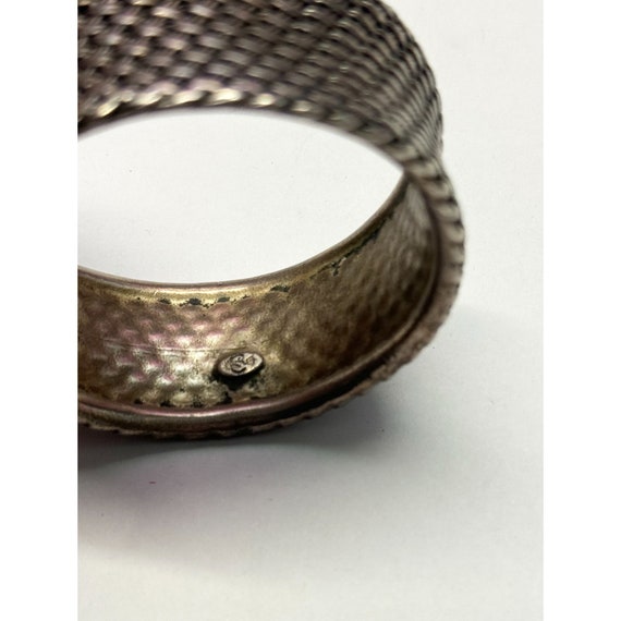 Vintage Premier Designs woven basketweave cuff br… - image 7