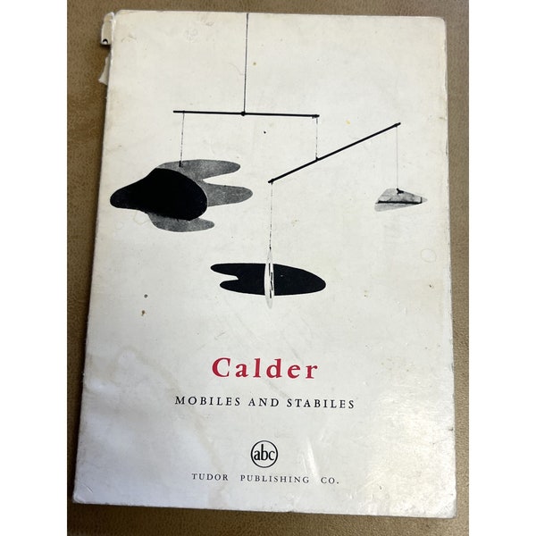 Vintage Calder Mobile & Stabiles Art Book