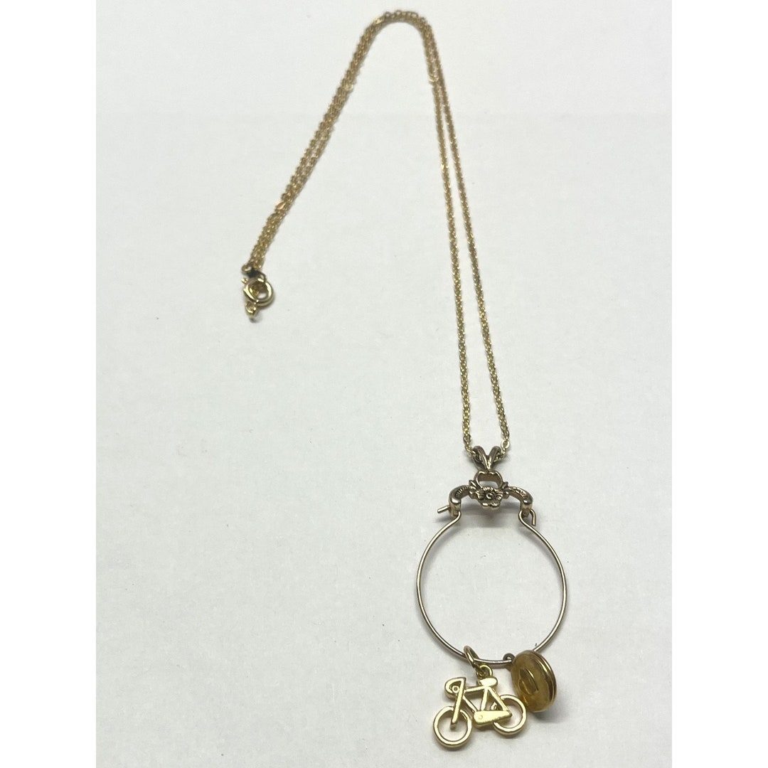 Vintage-Inspired Gold Coin Charm Necklace