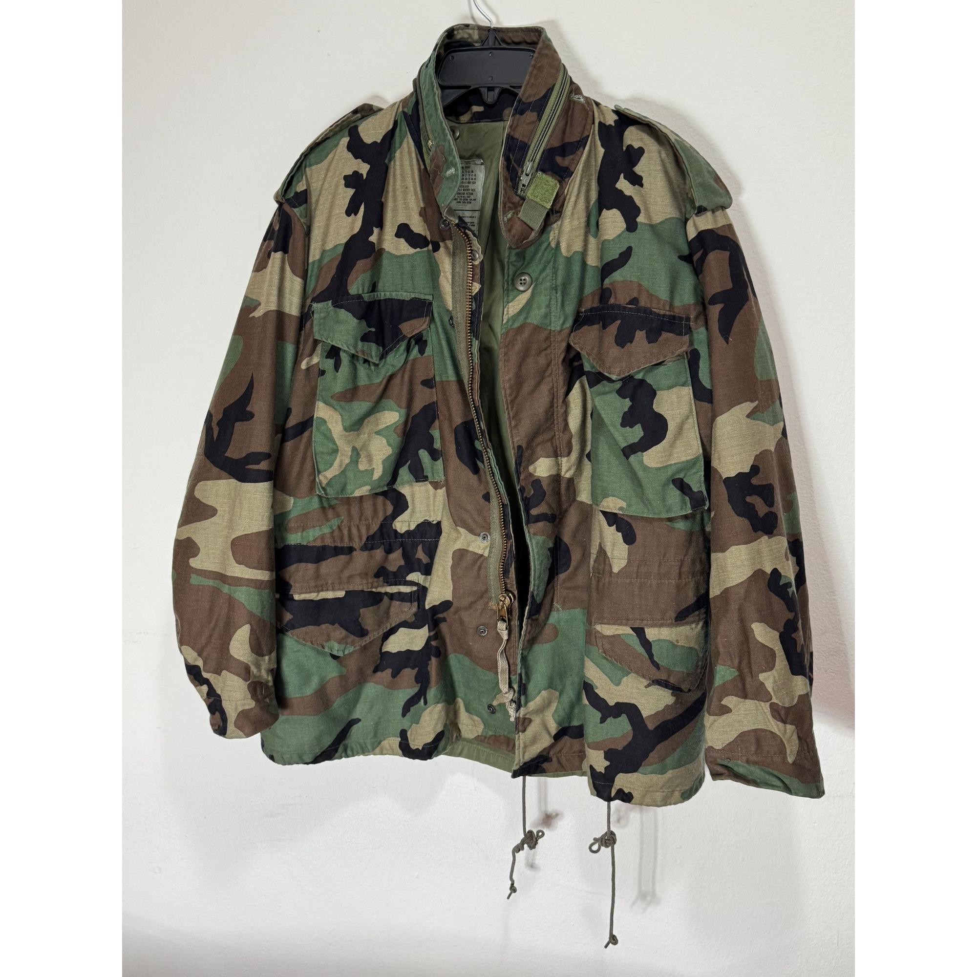 米軍実物 M-50 フィールドジャケットUS ARMY Cold Weather Vintage US Army Military Camouflage Cold Weather Coat Field Jacket
