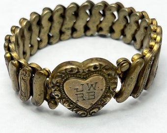 Vintage Sweetheart Heart Expansion Bracelet