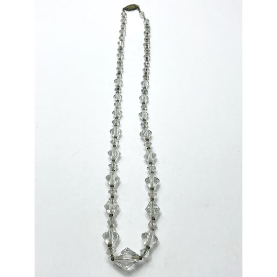 Estate Vintage Crystal Necklace - image 4