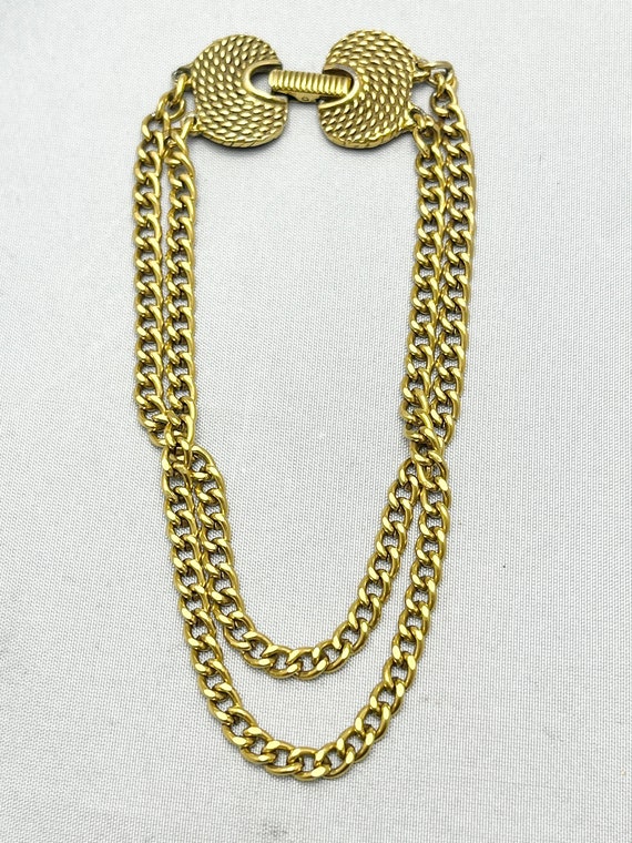 Vintage Goldette Gold Chain Bracelet - image 2