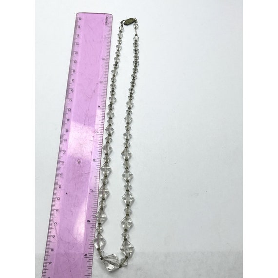 Estate Vintage Crystal Necklace - image 5