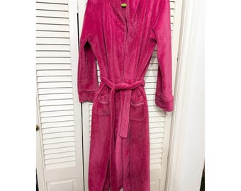 Victoria's Secret pink fuzzy robe size M