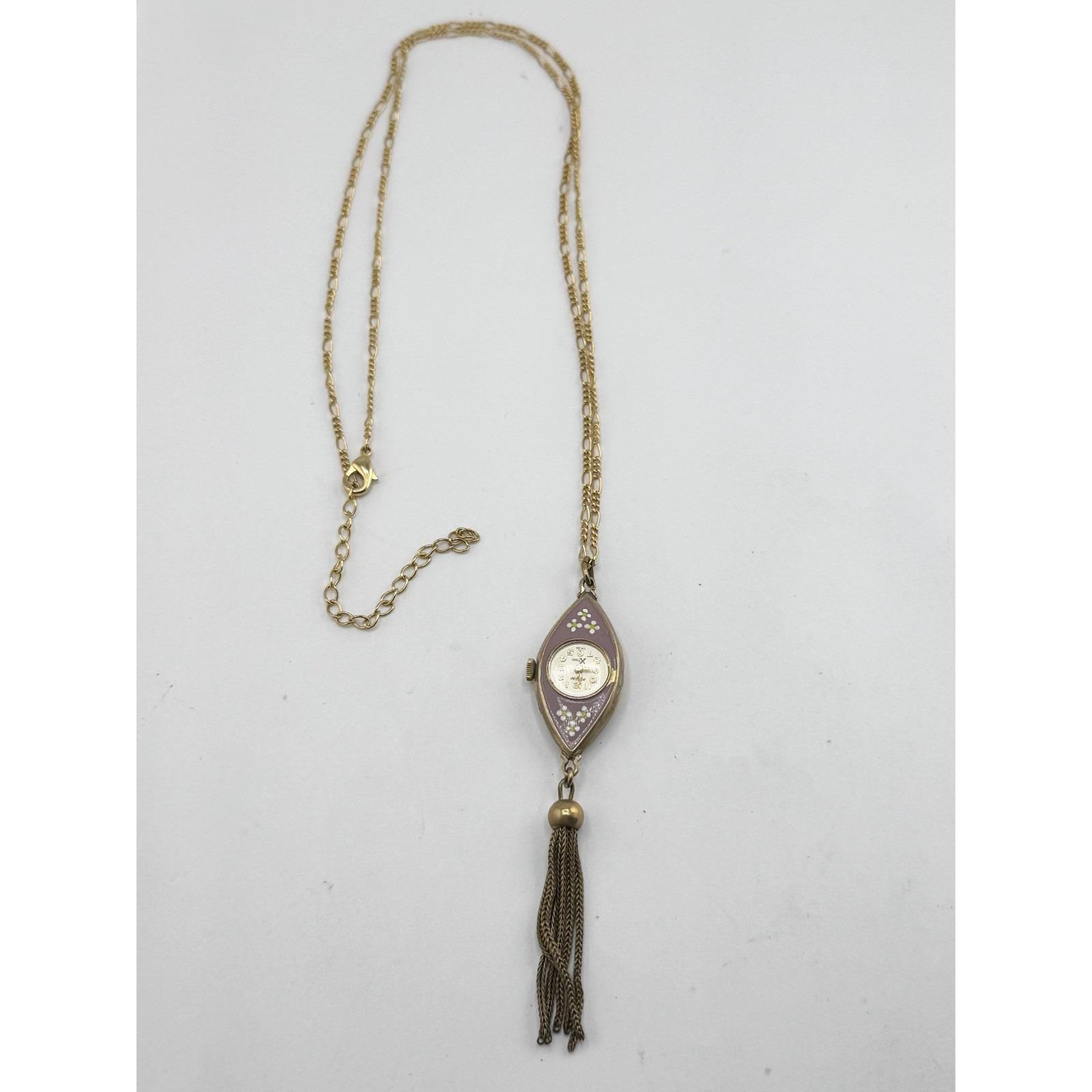 Vintage MEDANA Xtensa Swiss Made Watch Tassel Necklace - Etsy