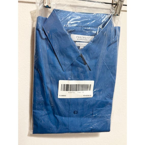 NWT New Foxcroft for Appleseed's button front wov… - image 2