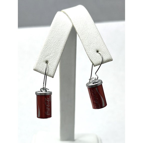 COCA COLA LOGO EARRINGS - RED/GOLD main image 0