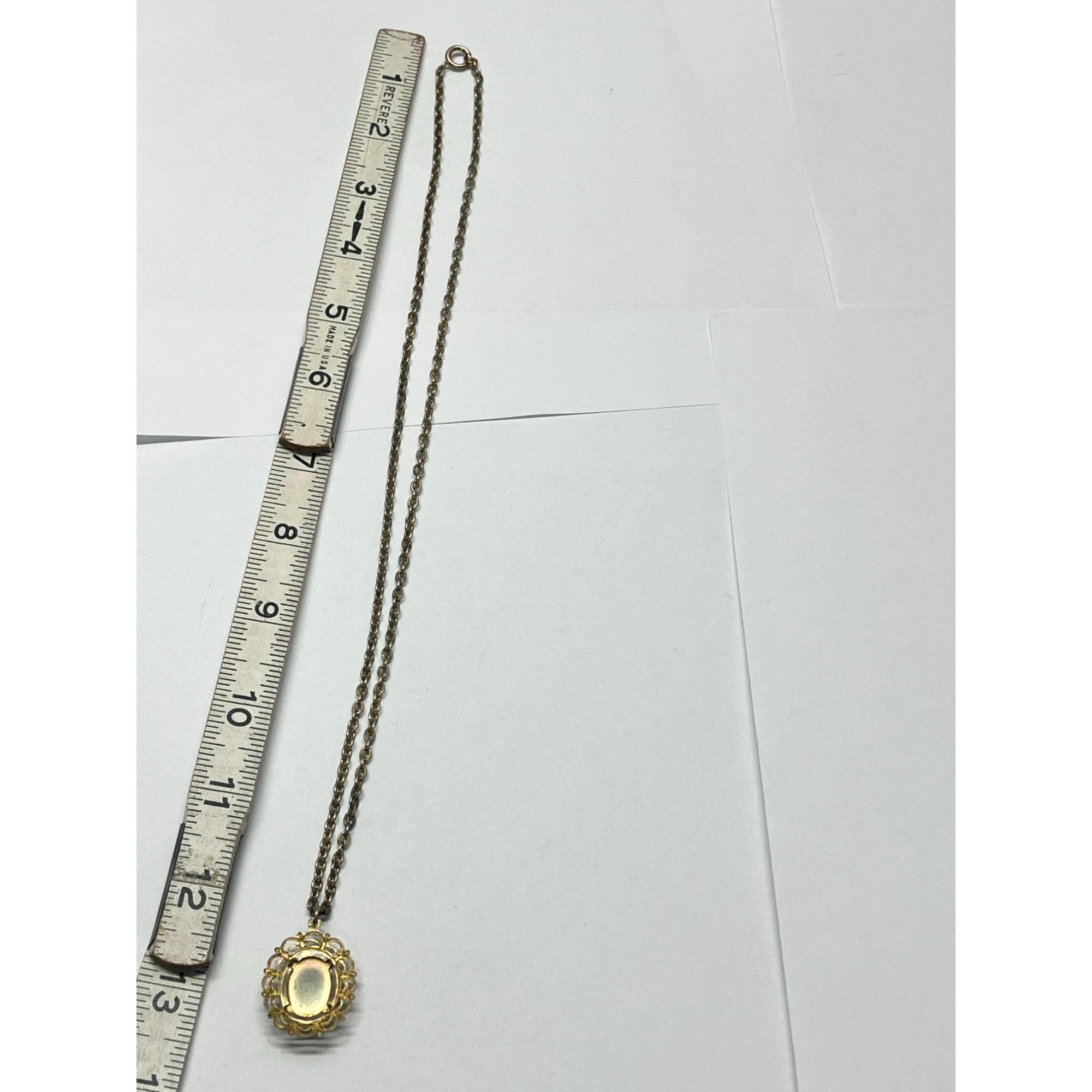 Collier Ancien En Pierre Naturelle Verte - Longueur 10-21 Pouces, Style Vintage