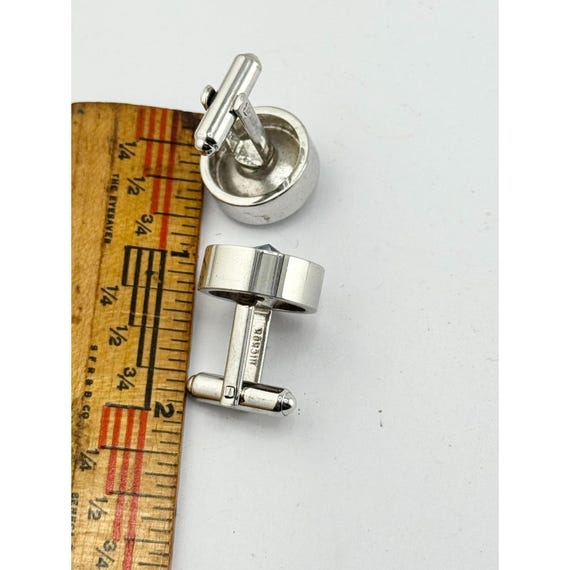 Vintage Hickok inverted glass stone cufflinks View 6