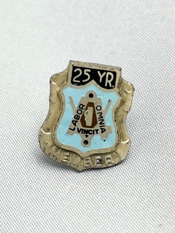 Vintage Freemason Police Masonic 25 Year Member St