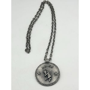 Vintage Aries Zodiac Horoscope Pendant Necklace