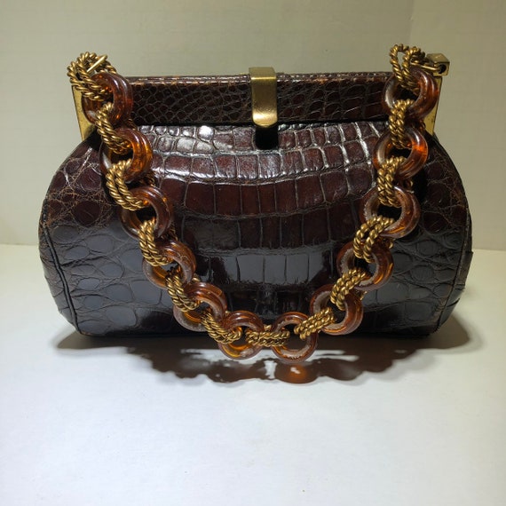 chain handle purse