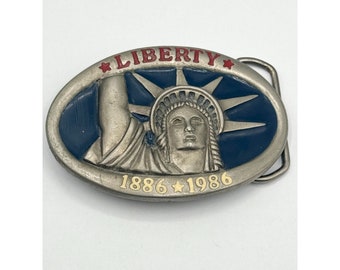 Vintage Liberty 1886 1986 USA Gürtelschnalle