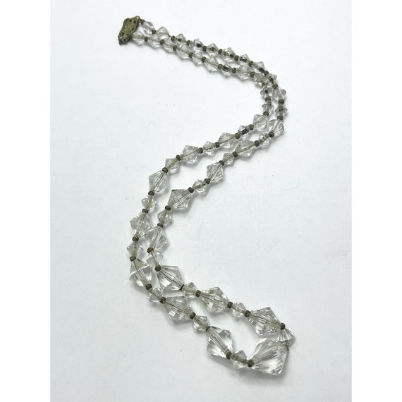 Estate Vintage Crystal Necklace - image 3