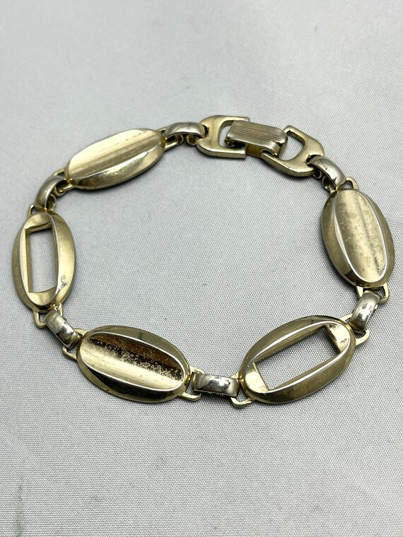 Bracelet Vintage Saint-Marin – Métal Argenté, Motif Pièce De Monnaie