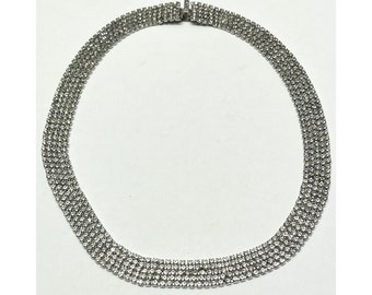 collier vintage avec strass