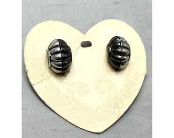 Vintage Brighton zweifarbige Creolen auf Karte