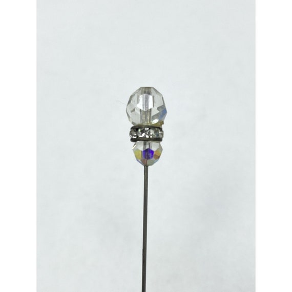 Vintage Crystal Rhinestone Stick Pin - image 2