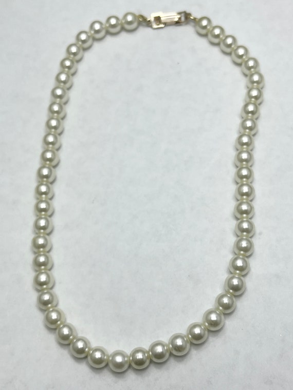 925 Sterling Silver Simulated Pearl Pendant Necklace Long Chain Necklace Jewelry Wedding Necklace