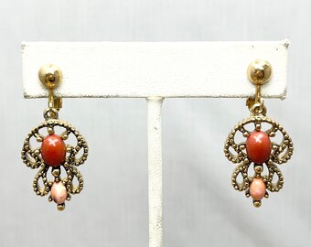 Vintage Avon Dangle Jeweled Earrings