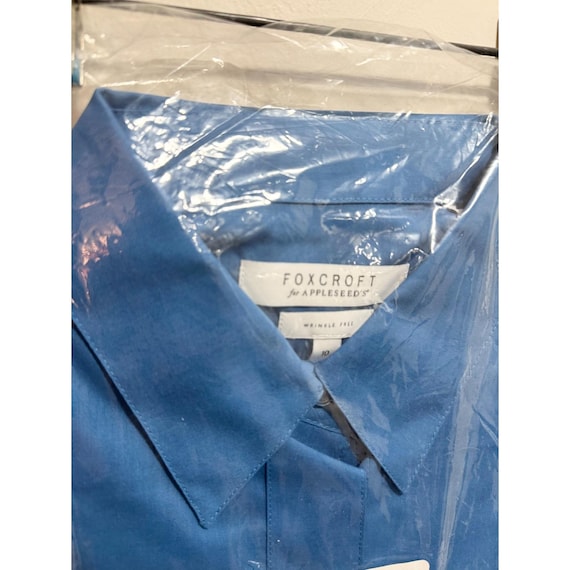 NWT New Foxcroft for Appleseed's button front wov… - image 3