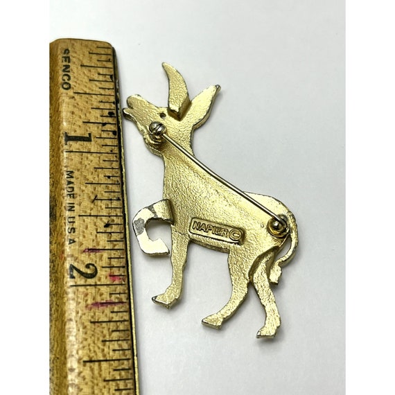 Vintage Napier Donkey Brooch Pin - image 5