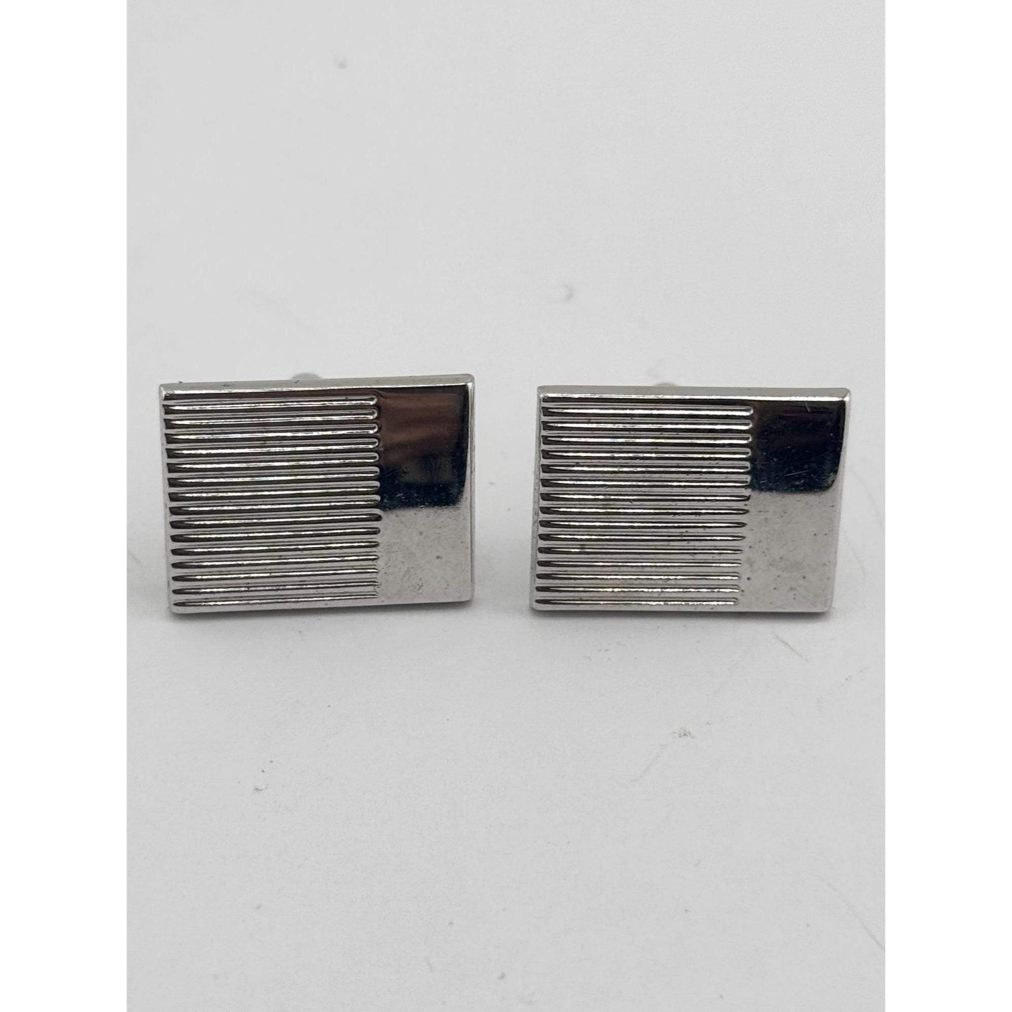 Boutons de manchettes 4 noeuds métal argent | Cotton Park Boutons de manchettes 4 noeuds métal argent | Cotton Park