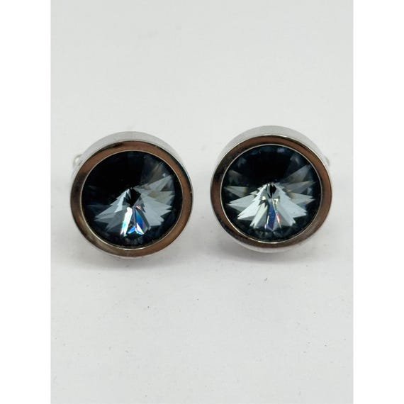 Vintage Hickok inverted glass stone cufflinks