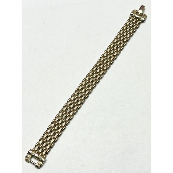 Vintage Goldette gold chain bracelet