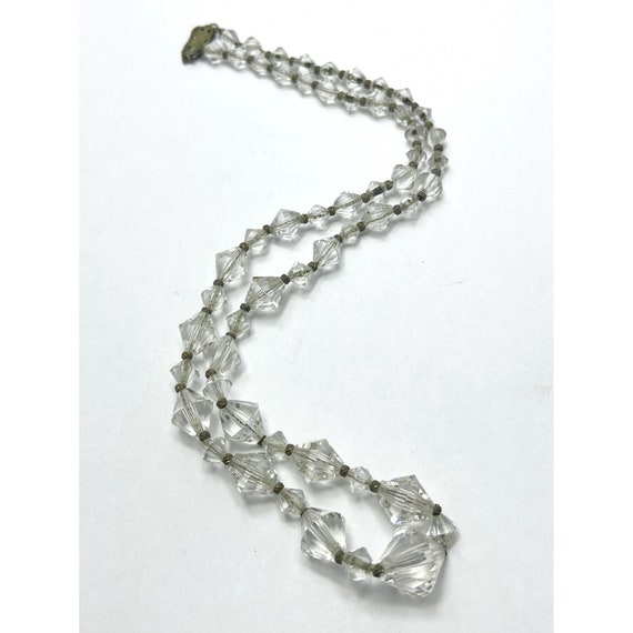 Estate Vintage Crystal Necklace - image 2
