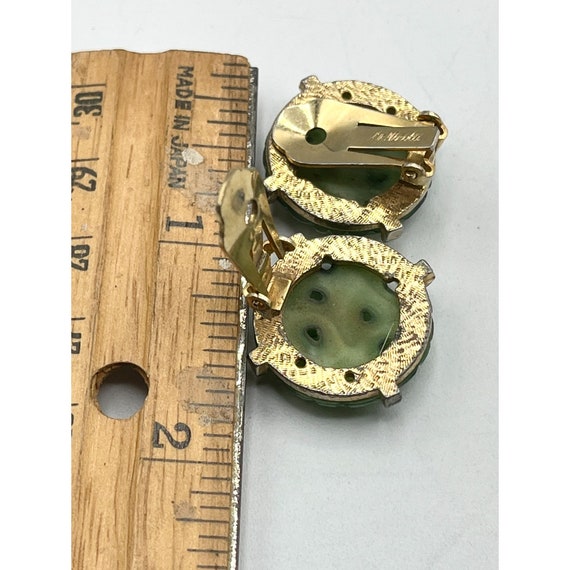 Vintage DeNicola Peking Glass Earrings - image 7