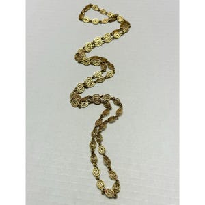 Vintage Monet Gold Chain Necklace