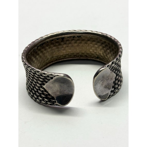 Vintage Premier Designs woven basketweave cuff br… - image 5