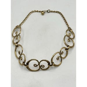 Vintage Gold geometrische Kragen Halskette