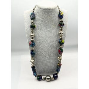 Vintage Murano glass beaded necklace