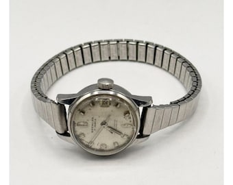 Working Helbros 17 Jewels Mechanical Manual Watch Womens  display picture 3