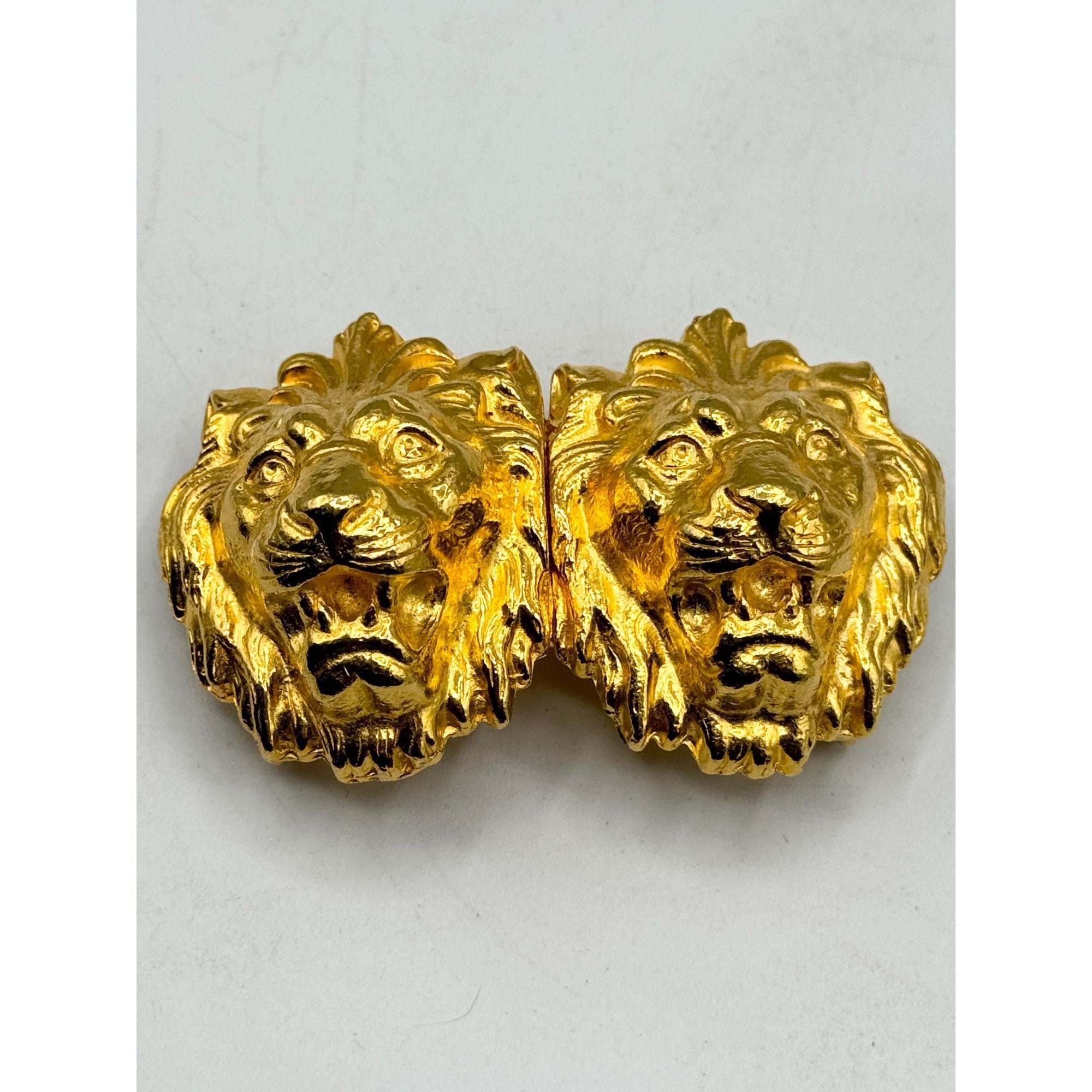 Vintage Gay Boyer Lion Interlocking Belt Buckle - Etsy Hong Kong display picture 2