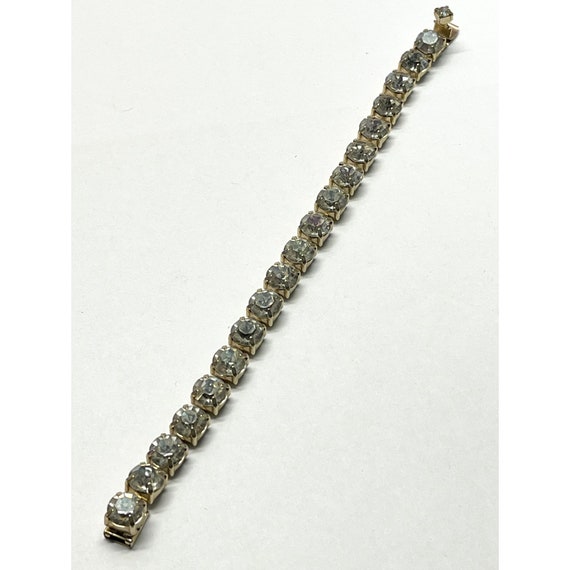 Vintage Gold Rhinestone Bracelet - image 5